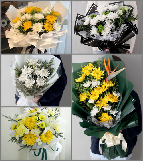 安徽芜湖市无为县开城镇石山村白事花束代送